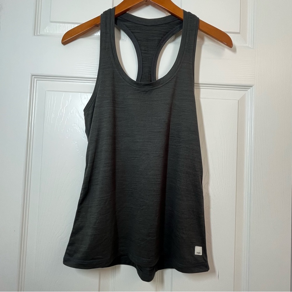 Vuori Charcoal Racerback Tank Top